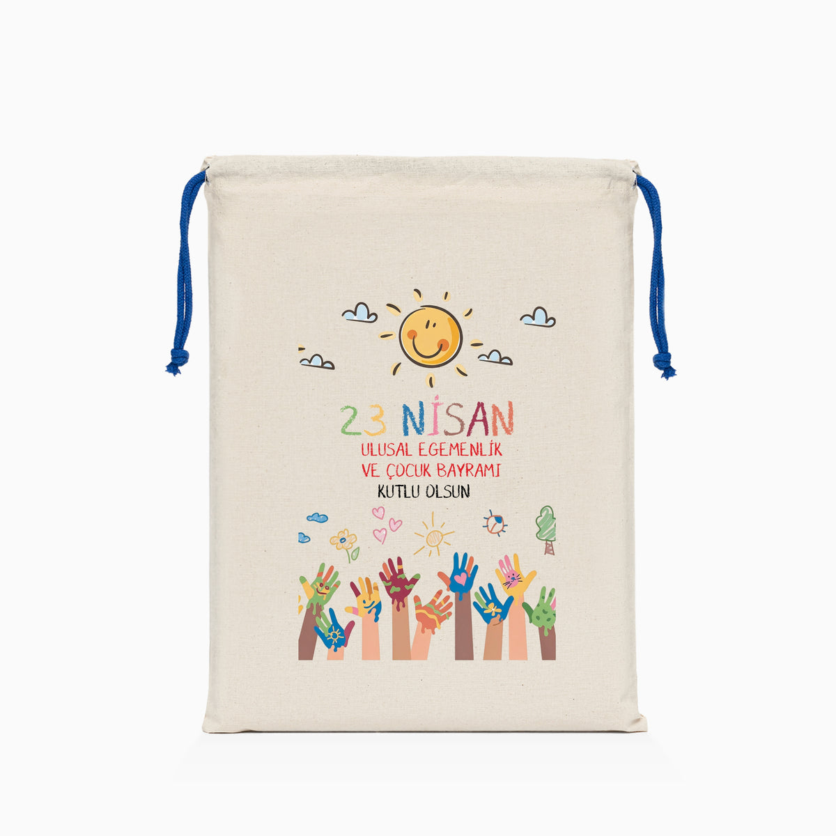 23 Nisan Baskılı Ham Bez Kese