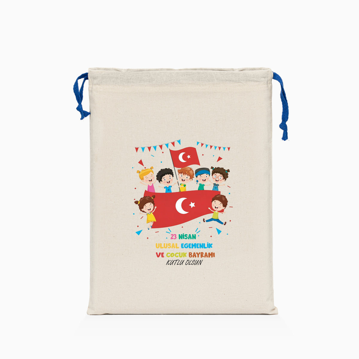 23 Nisan Baskılı Ham Bez Kese