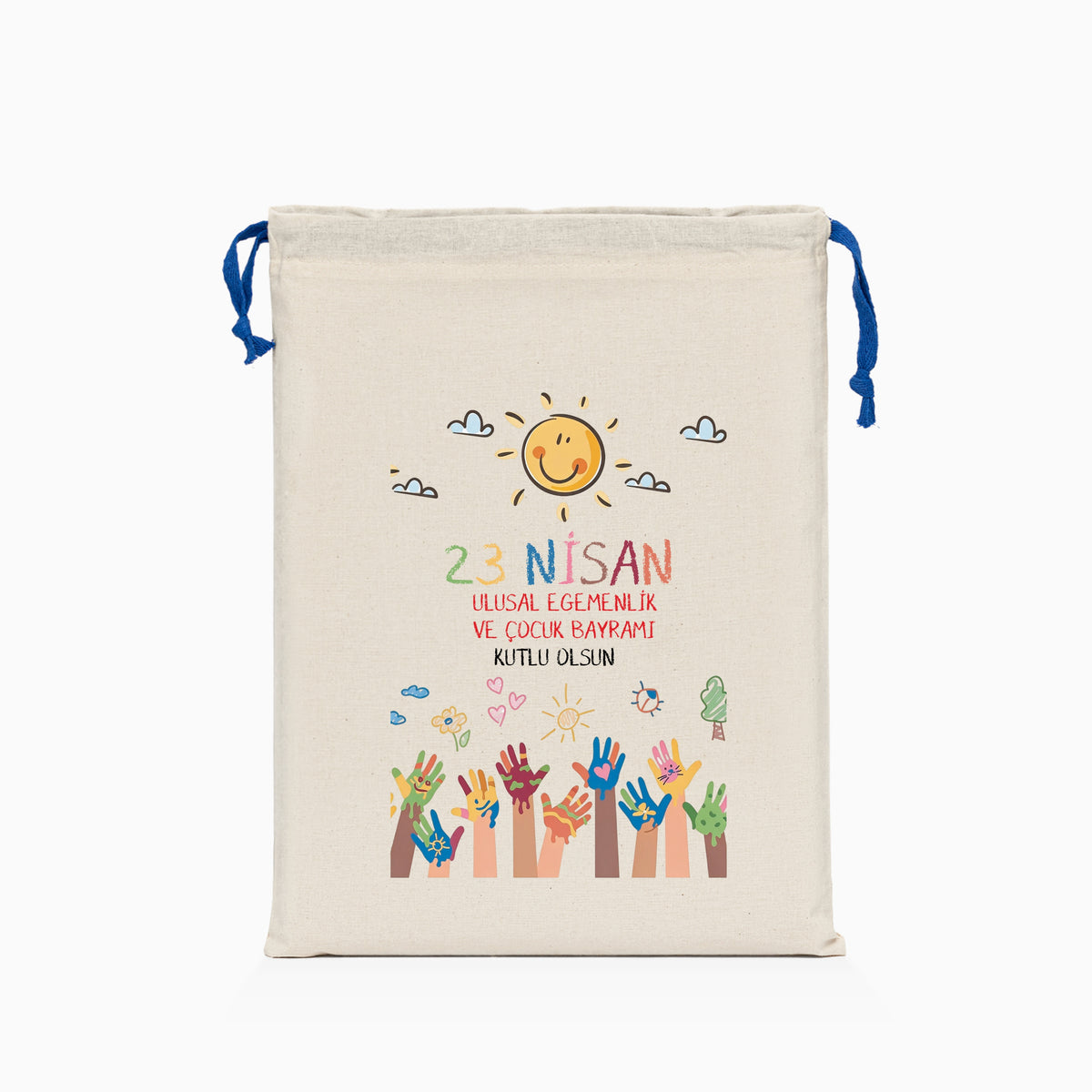 23 Nisan Baskılı Ham Bez Kese