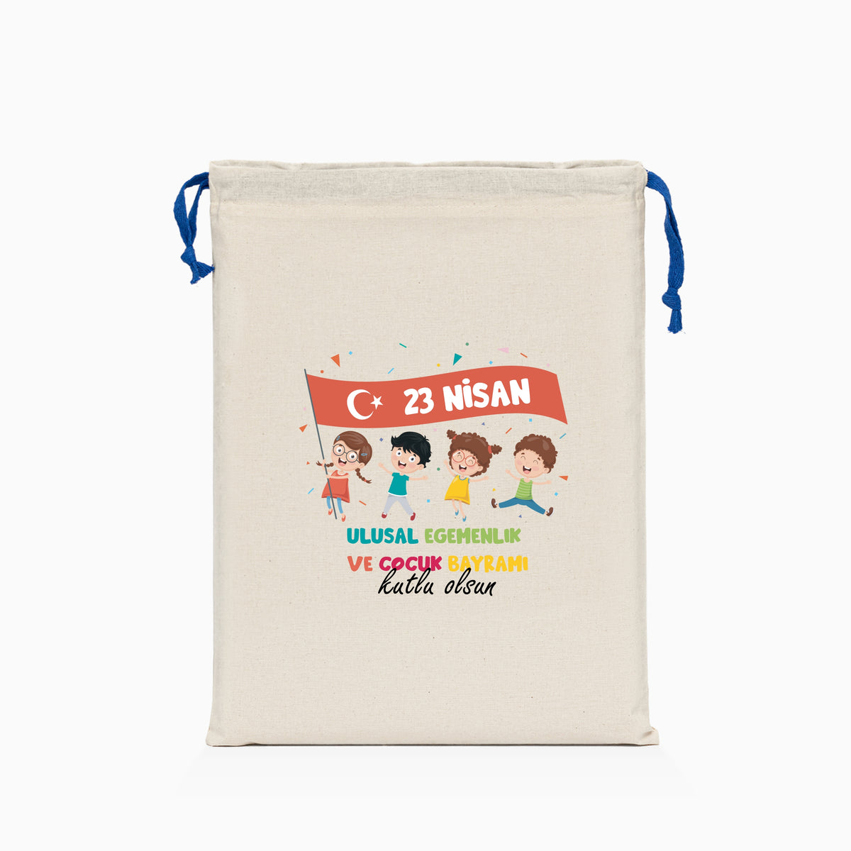 23 Nisan Baskılı Ham Bez Kese